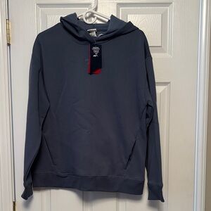 Reebok Blue Activewear Set Includes Hoodie Top and Wide Leg Pants